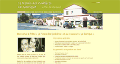 Desktop Screenshot of lerelaisdescorbieres.com
